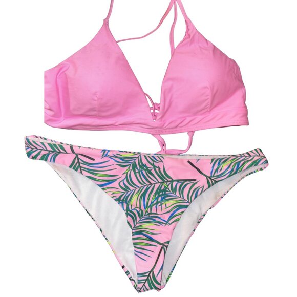 159. SHEIN Pink Bikini – Size Large, Two-Piece Swimsuit - Picture 1 of 3